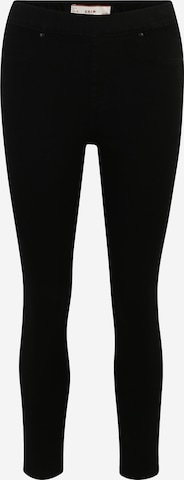 Wallis Petite Slimfit Jeans pajkice | črna barva: sprednja stran