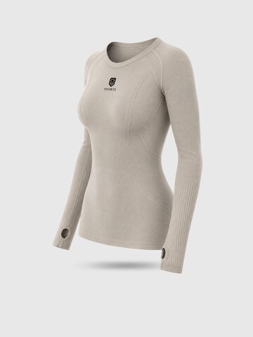 SWORTS Performance Shirt 'BASE' in Beige