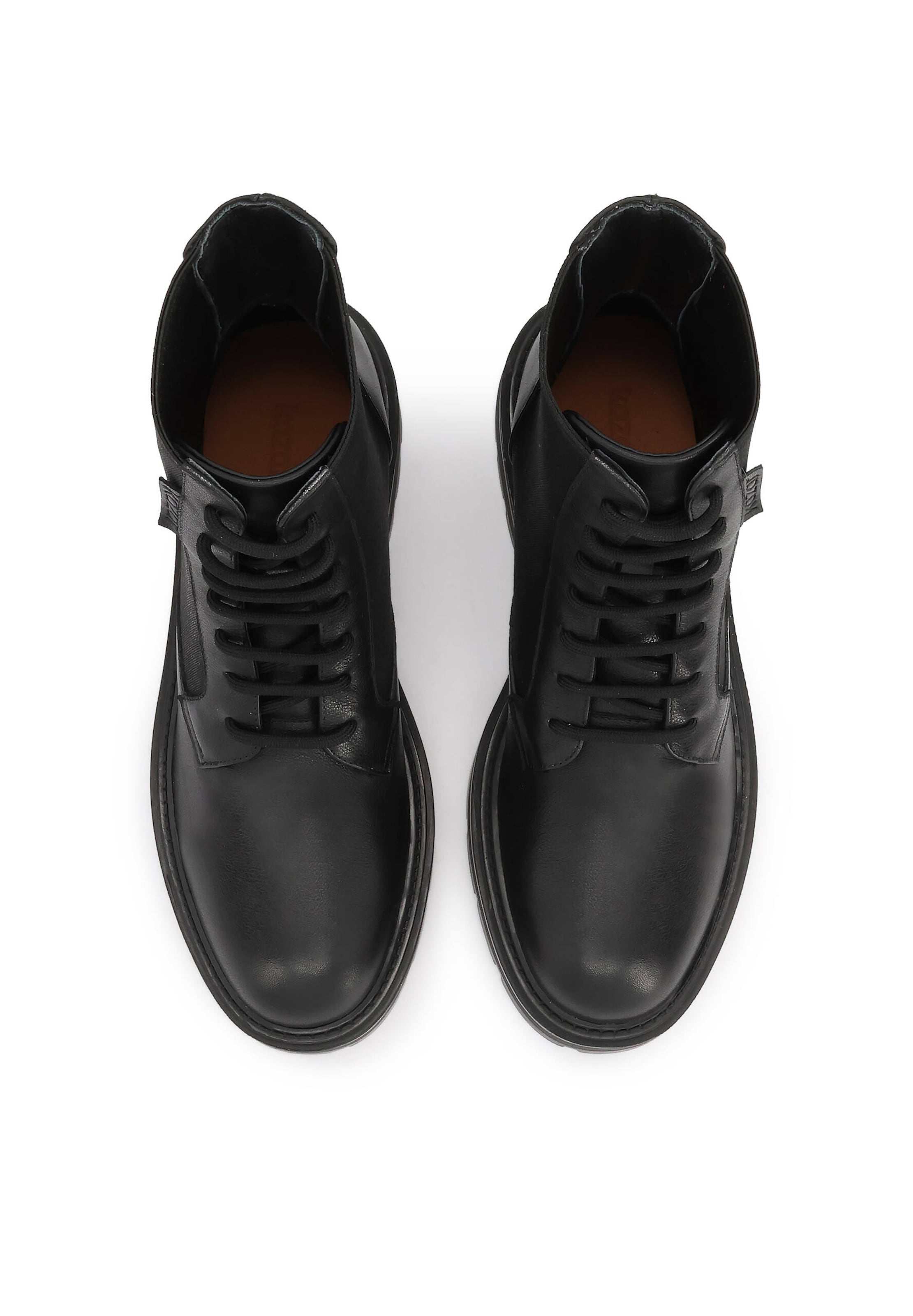 Stivaletto stringato di Kazar in nero