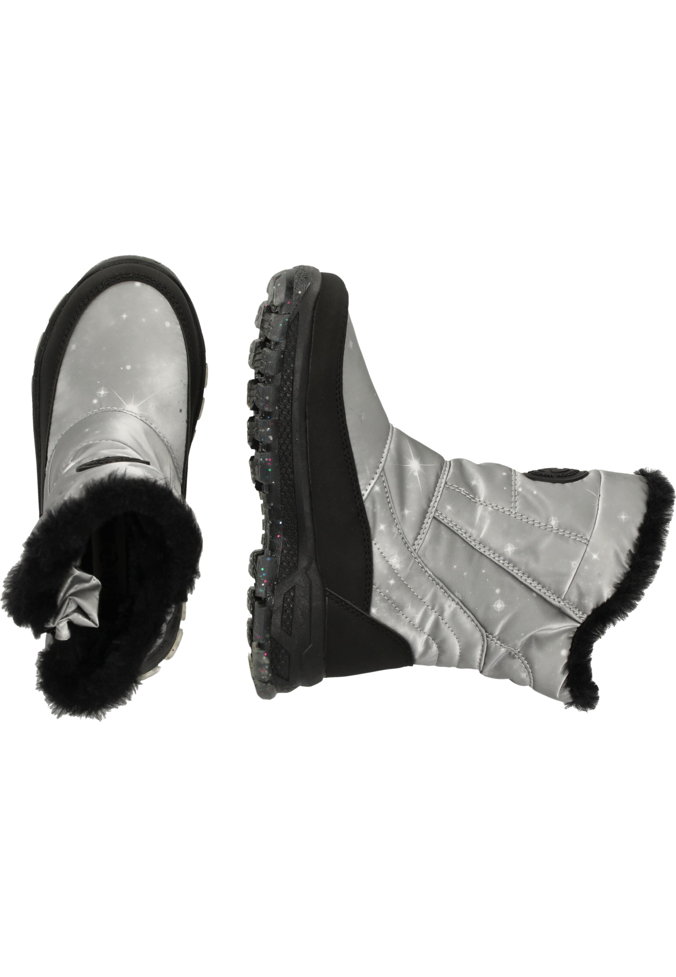 ZigZag Snowboots 'Lamia' in Silber