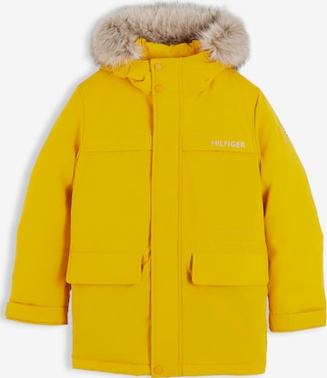 TOMMY HILFIGER Övergångsjacka i gul: framsida