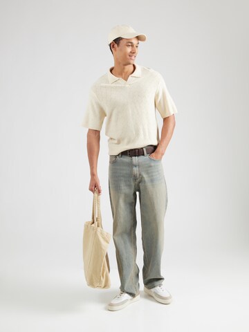 Redefined Rebel Trui 'Salvatore' in Beige