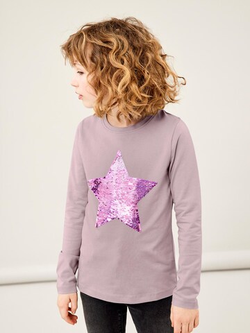 NAME IT - Camisola 'Tila Star' em roxo