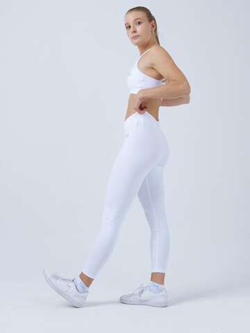 SPORTKIND Slimfit Leggings 'Long Leggings' in Wit