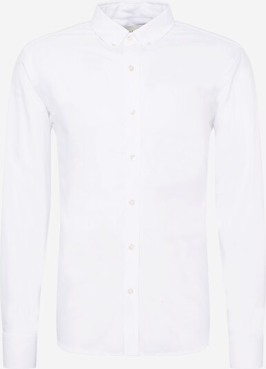 forét Button Up Shirt 'LIFE' in White, Item view