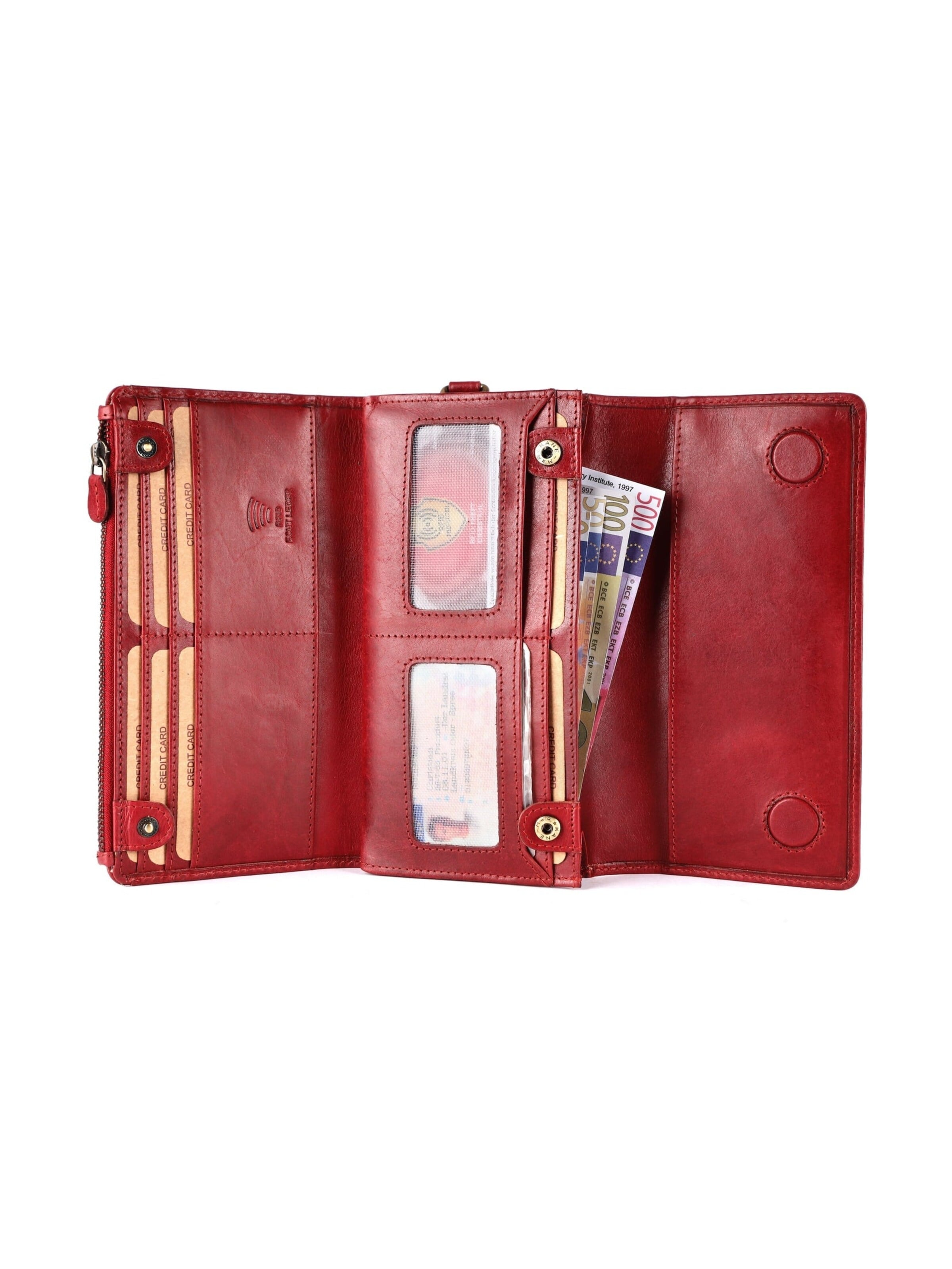 Benthill Wallet in Red