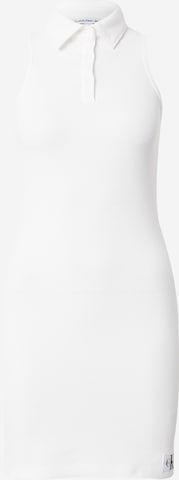 Calvin Klein Jeans - Vestido em branco: frente