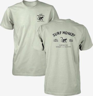 Surf Monkey - Camiseta en amarillo: frente