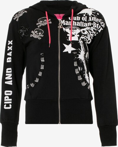 CIPO & BAXX Sweatjacke 'Bronx' in schwarz, Produktansicht