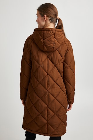 Oxmo Between-Seasons Coat 'Stanca' in Brown