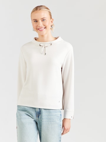 Sweat-shirt monari en beige : devant