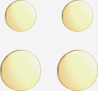 ELLI Ohrringe Geo, Kreis in gold, Produktansicht