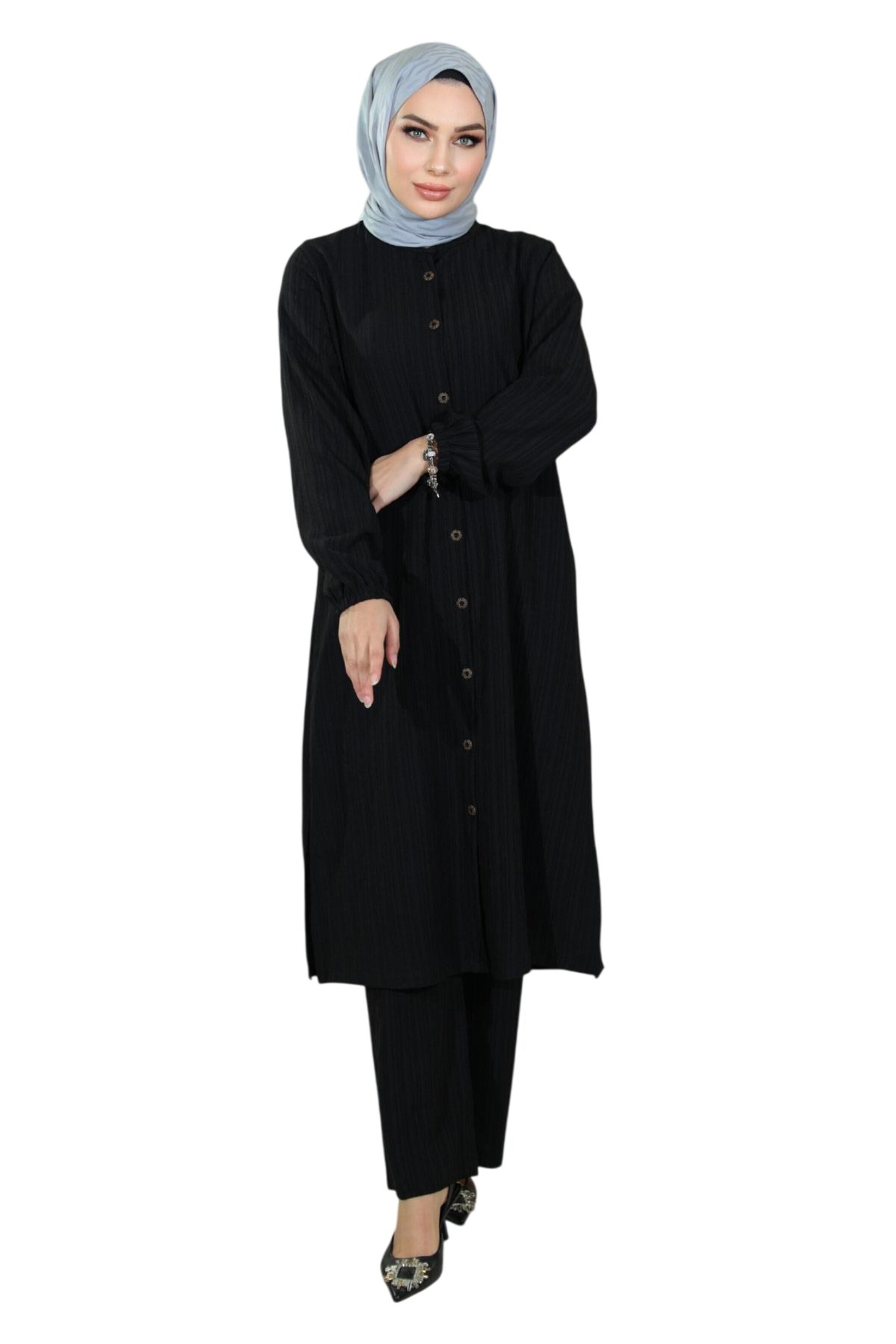 MODAMIHRAM Broekpak in Zwart: voorkant