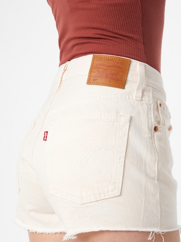 LEVI'S ® Normalny krój Jeansy '501® Original Short' w kolorze biały