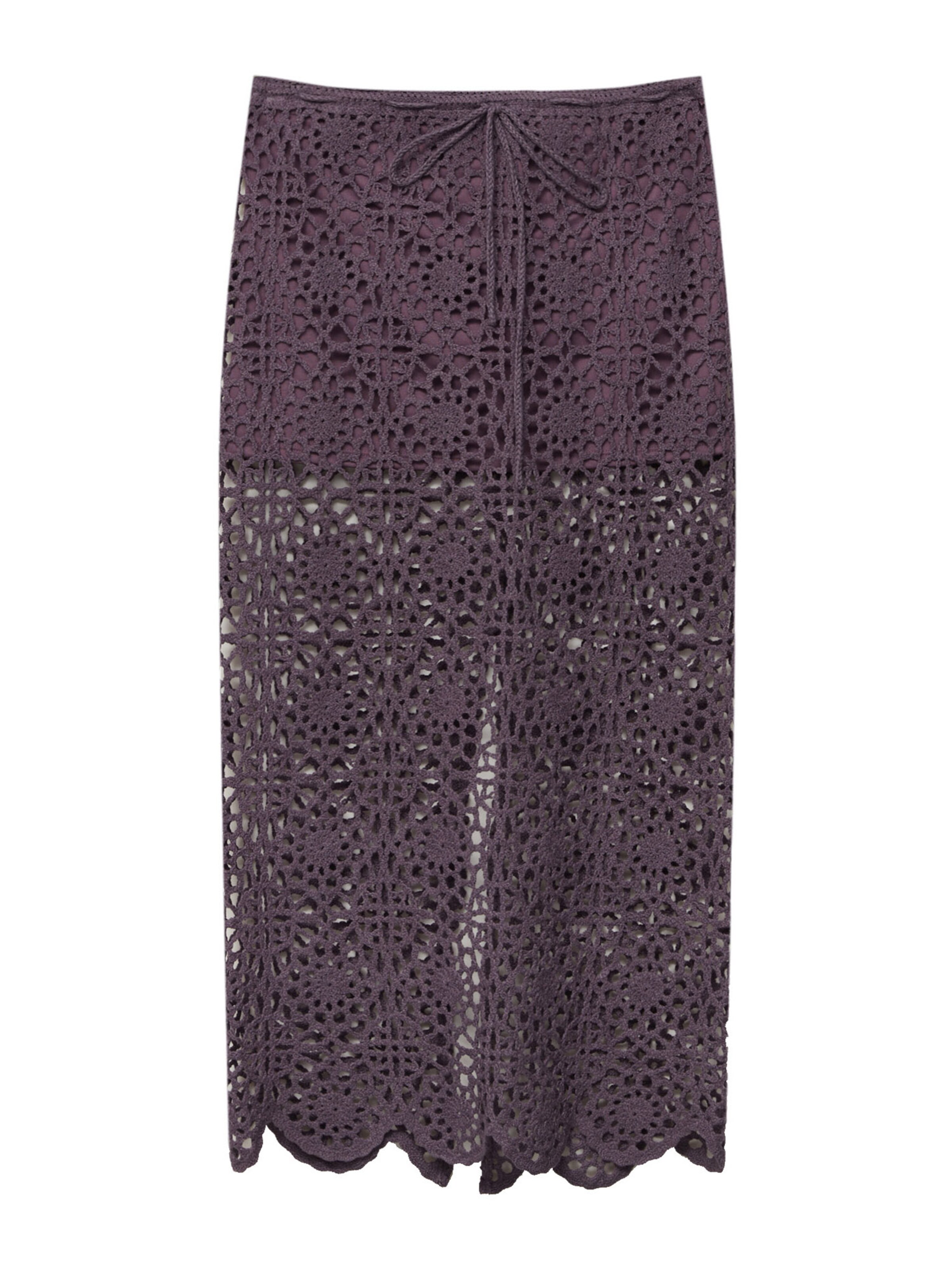 Jupe Pull&Bear en violet : devant