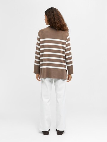 OBJECT - Pullover 'ESTER' em castanho