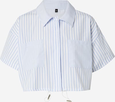Trendyol Bluse i lyseblå / hvid, Produktvisning