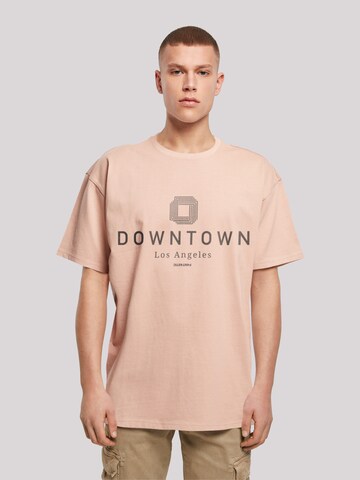 F4NT4STIC Shirt 'Downtown LA' in Roze: voorkant