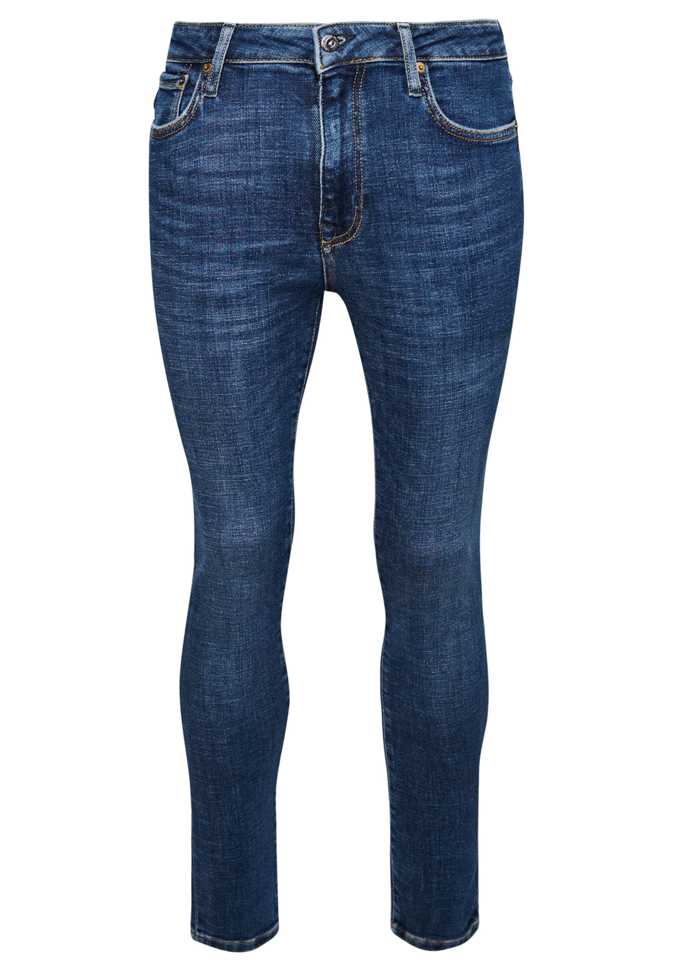 Superdry Skinny Jeans in Blauw: voorkant