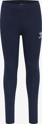 Skinny Pantalon de sport 'Onze' Hummel en bleu : devant