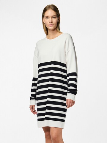 PIECES Knit dress 'Penelope' in White: front