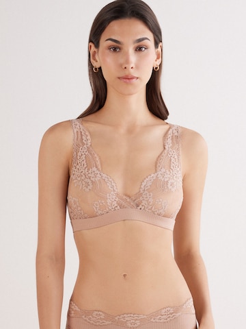 INTIMISSIMI Triangle Bra 'Your Everyday' in Beige: front