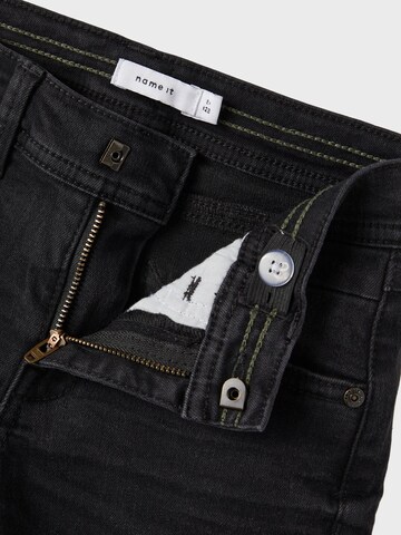 NAME IT Slimfit Jeans 'Silas' in Schwarz