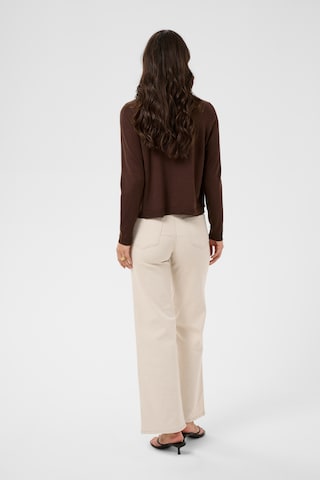 Cardigan Kaffe en marron