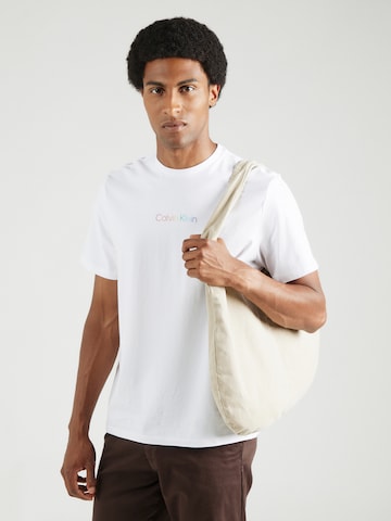 Calvin Klein Jeans Shirt in White: front