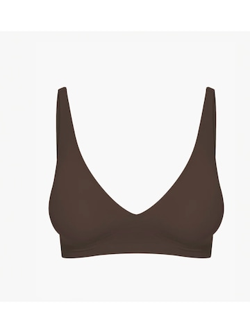 cfab (formerly creamy fabrics) Behå 'Comfort Push-Up BH' i brun: framsida
