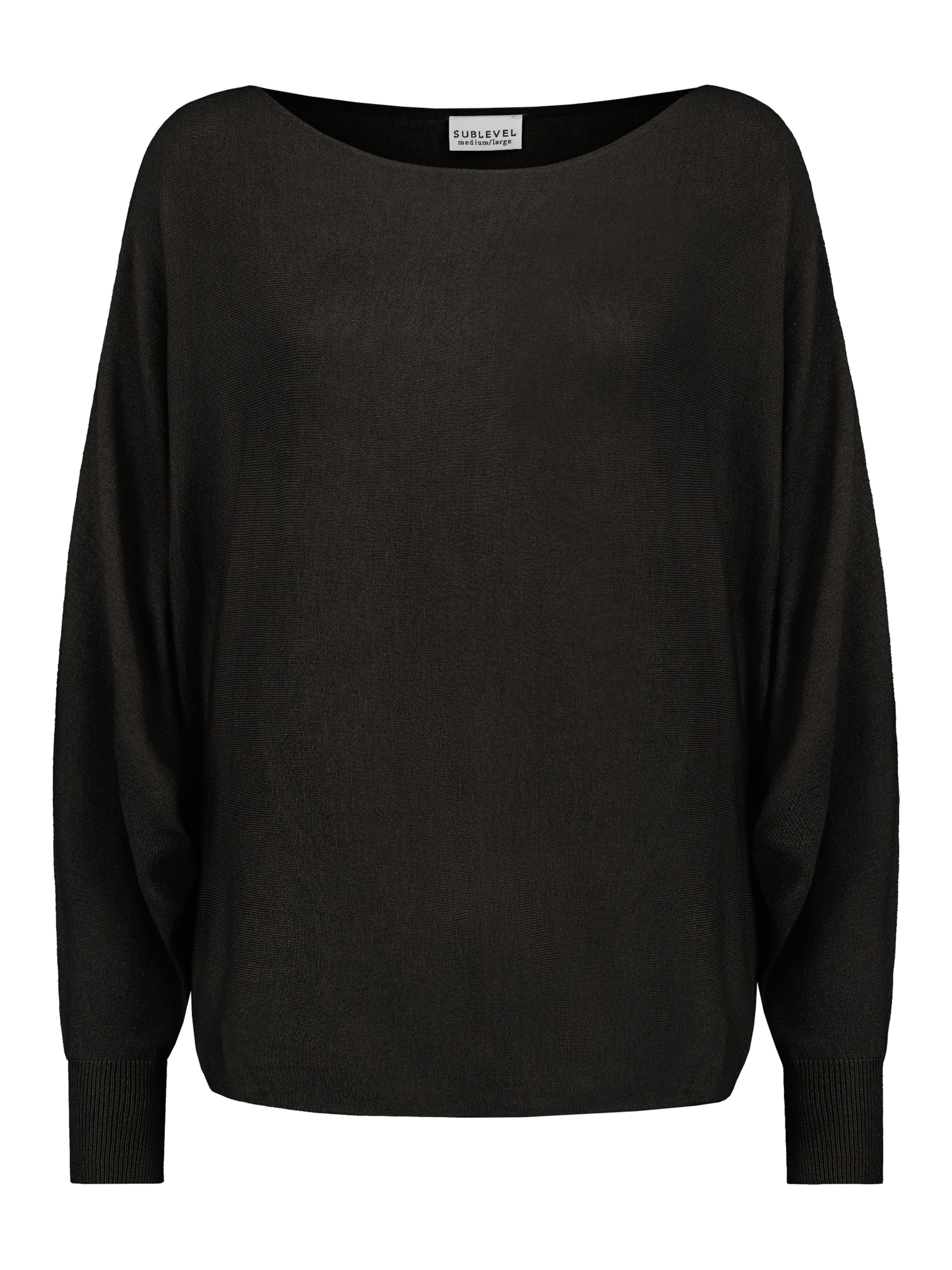 Sublevel Trui in Zwart: voorkant