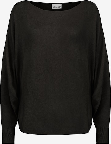 Sublevel Sweater in Black: front