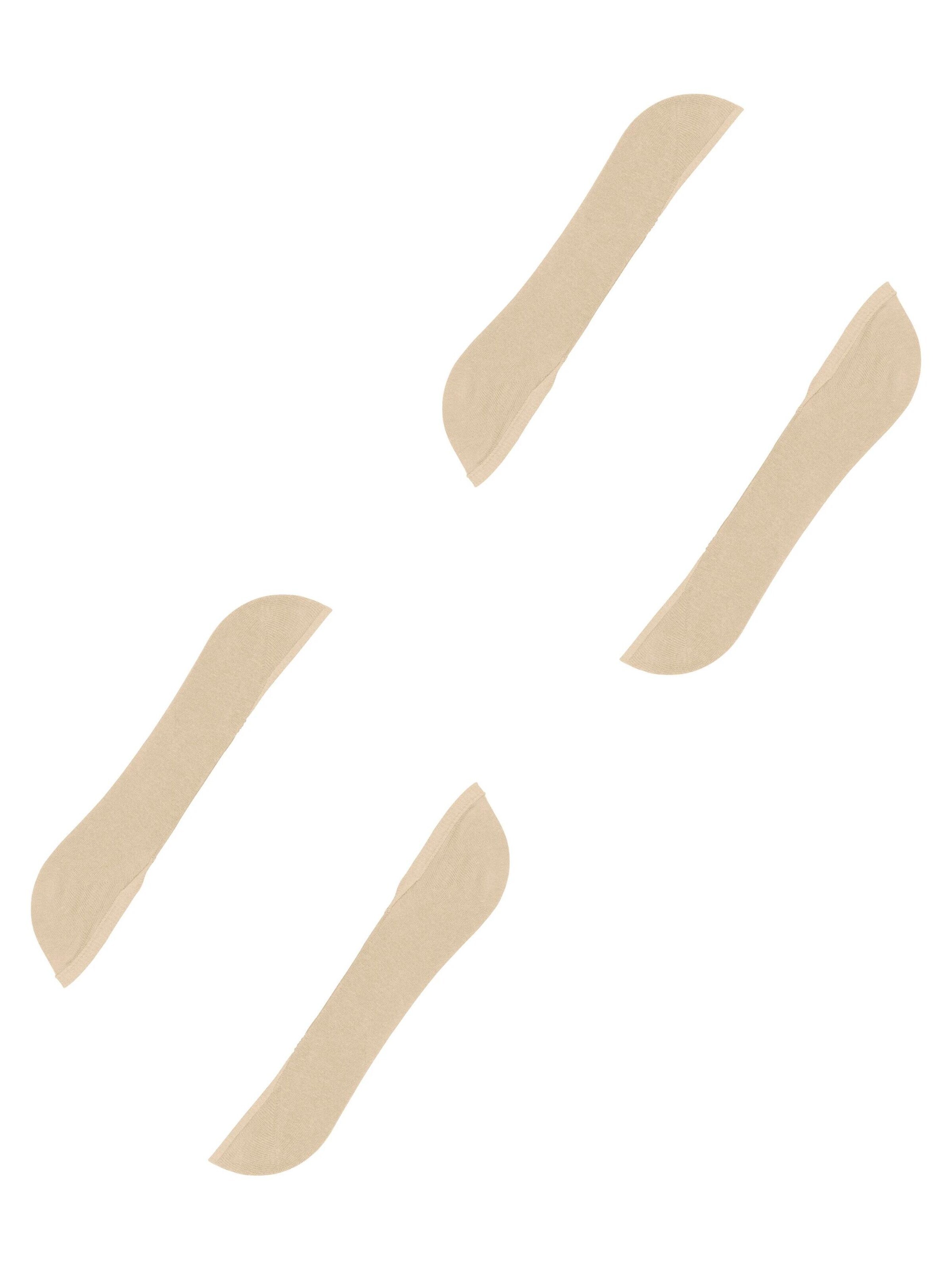 ESPRIT Socks 'Solid Low 2-Pack' in Beige