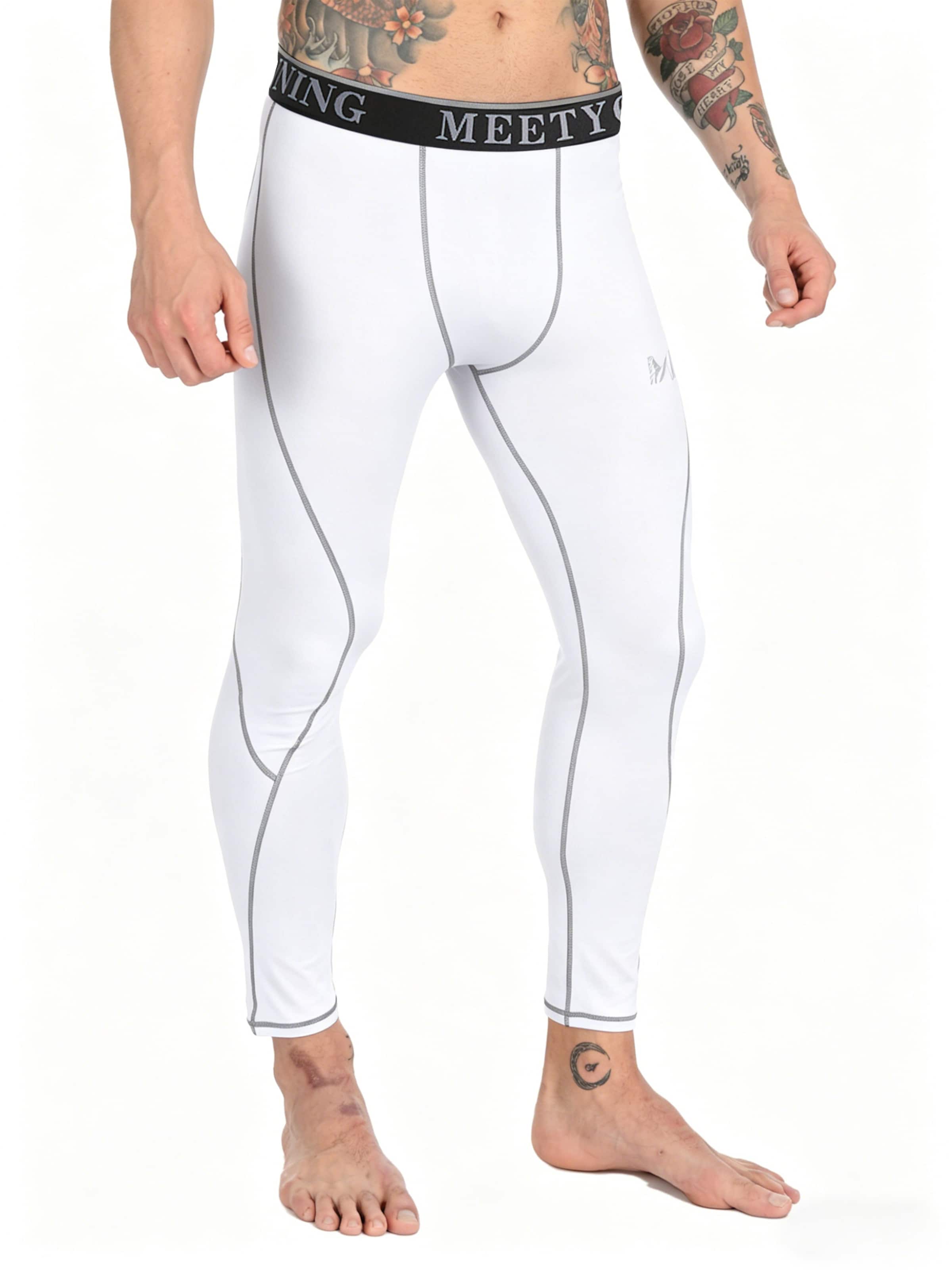 MEETWEE Slim fit Sports trousers in White