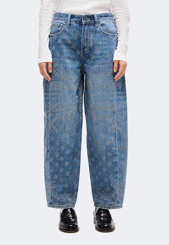 Liu Jo Barrel Farmer 'PANT.BALLOON FROG REG.W.' - kék: elől