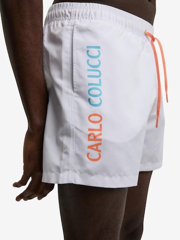 Carlo Colucci Board Shorts 'De Creszenzo' in White
