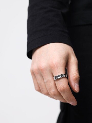 warpedsense Ring 'Wave'‌‌‌‌ in Silber