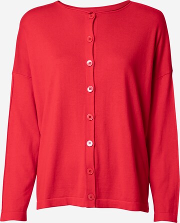UNITED COLORS OF BENETTON Knit Cardigan in Red: front