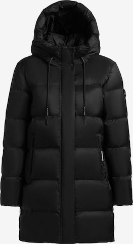 khujo Jacke 'Janou2' in Schwarz: Vorderseite
