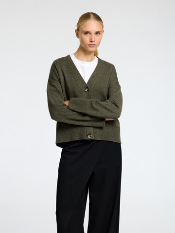 SELECTED FEMME Cardigan i grøn: forside