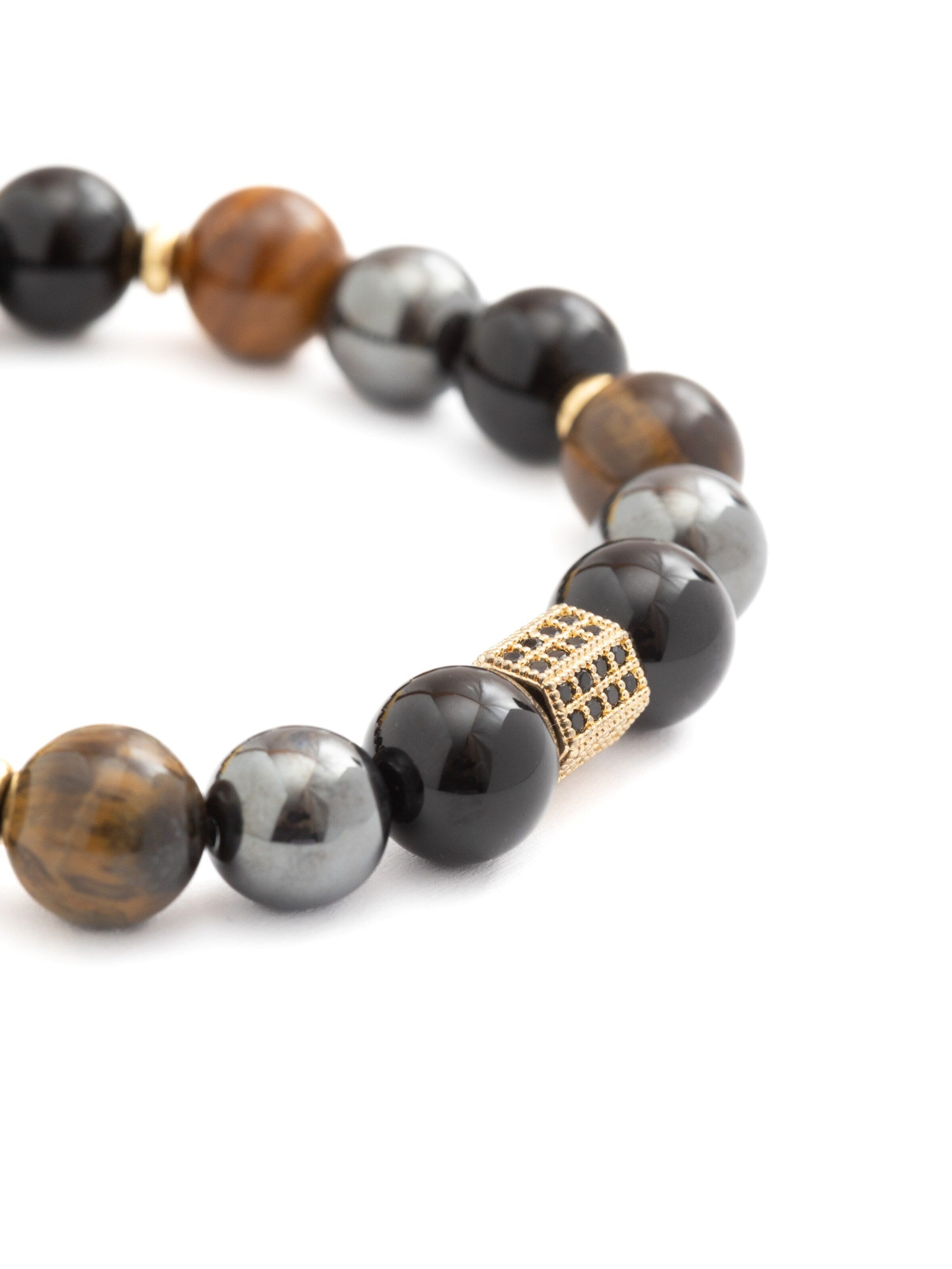 Secret Stones Bracelet 'Men's power' in Gold