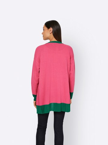 heine Cardigan i pink