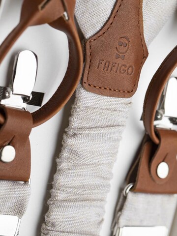 FAFIGO Suspenders 'Zio Alessio' in Beige