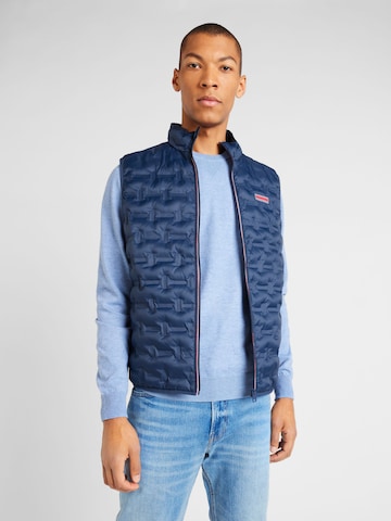 JACK & JONES Vest 'OZZY' i blå: forside