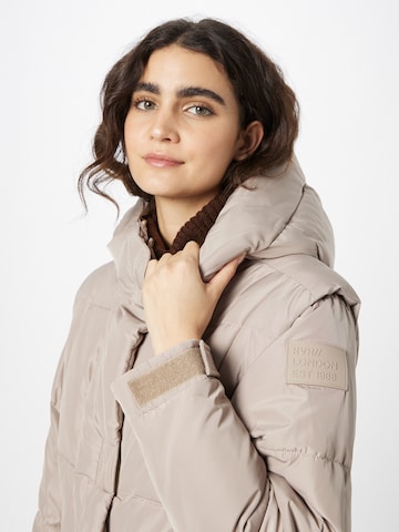 River Island Pitkä talvitakki värissä beige