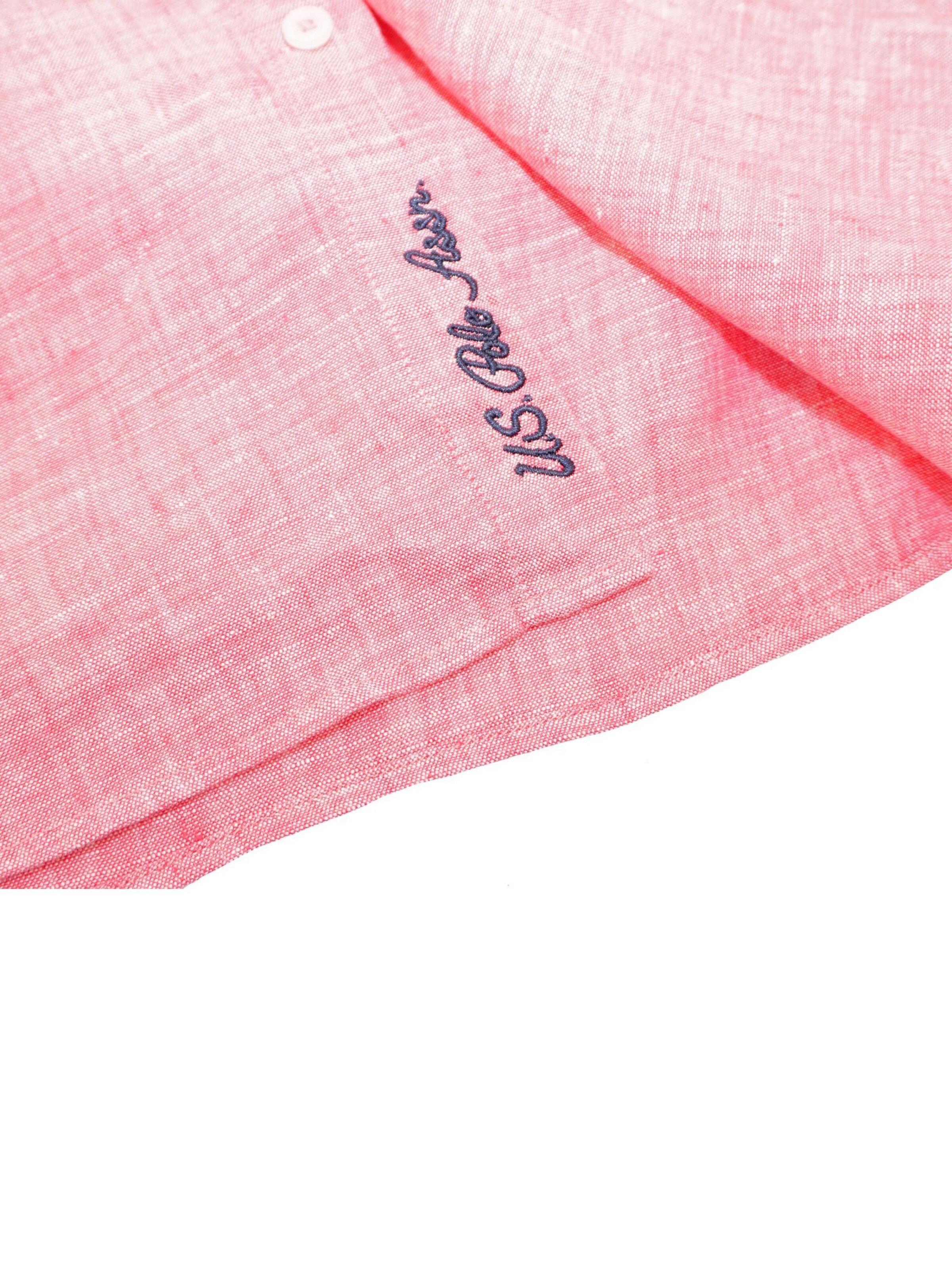 Coupe regular Chemise U.S. POLO ASSN. en rose