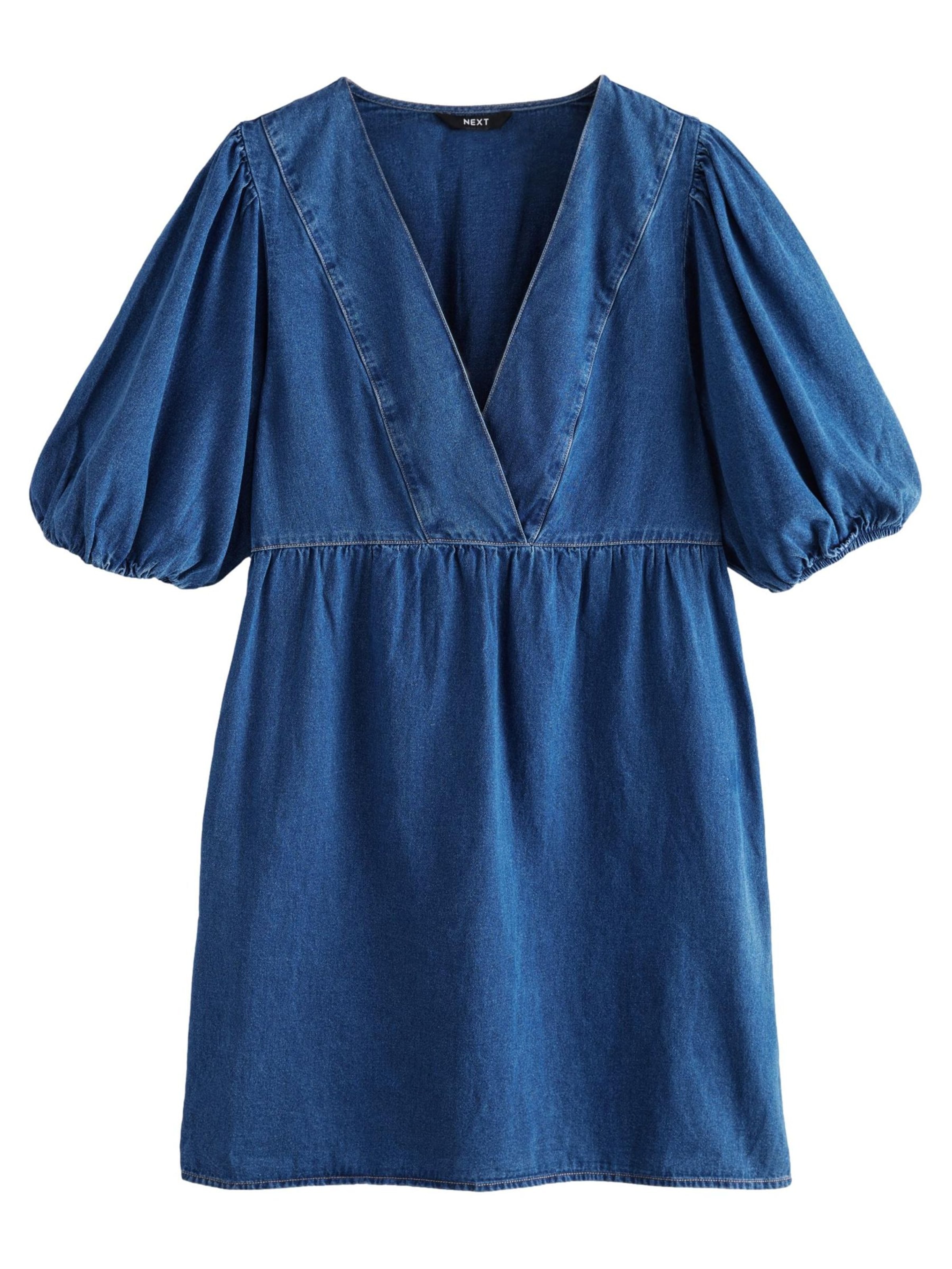 Next Платье в Синий: спереди