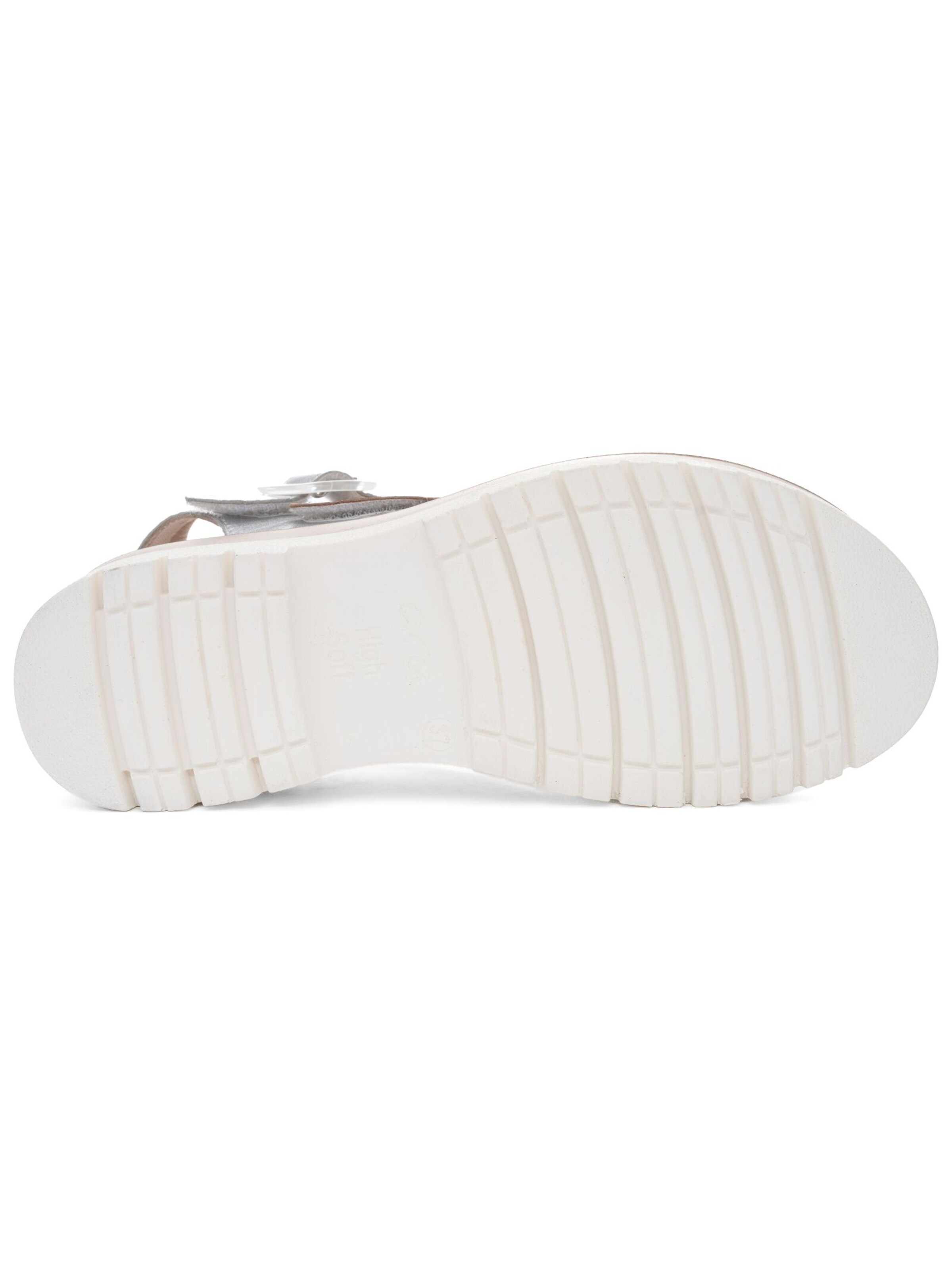 Sandalo con cinturino di ARA in argento