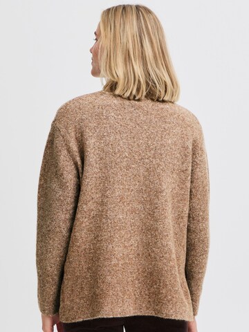 Pull-over 'Astra' PULZ Jeans en marron