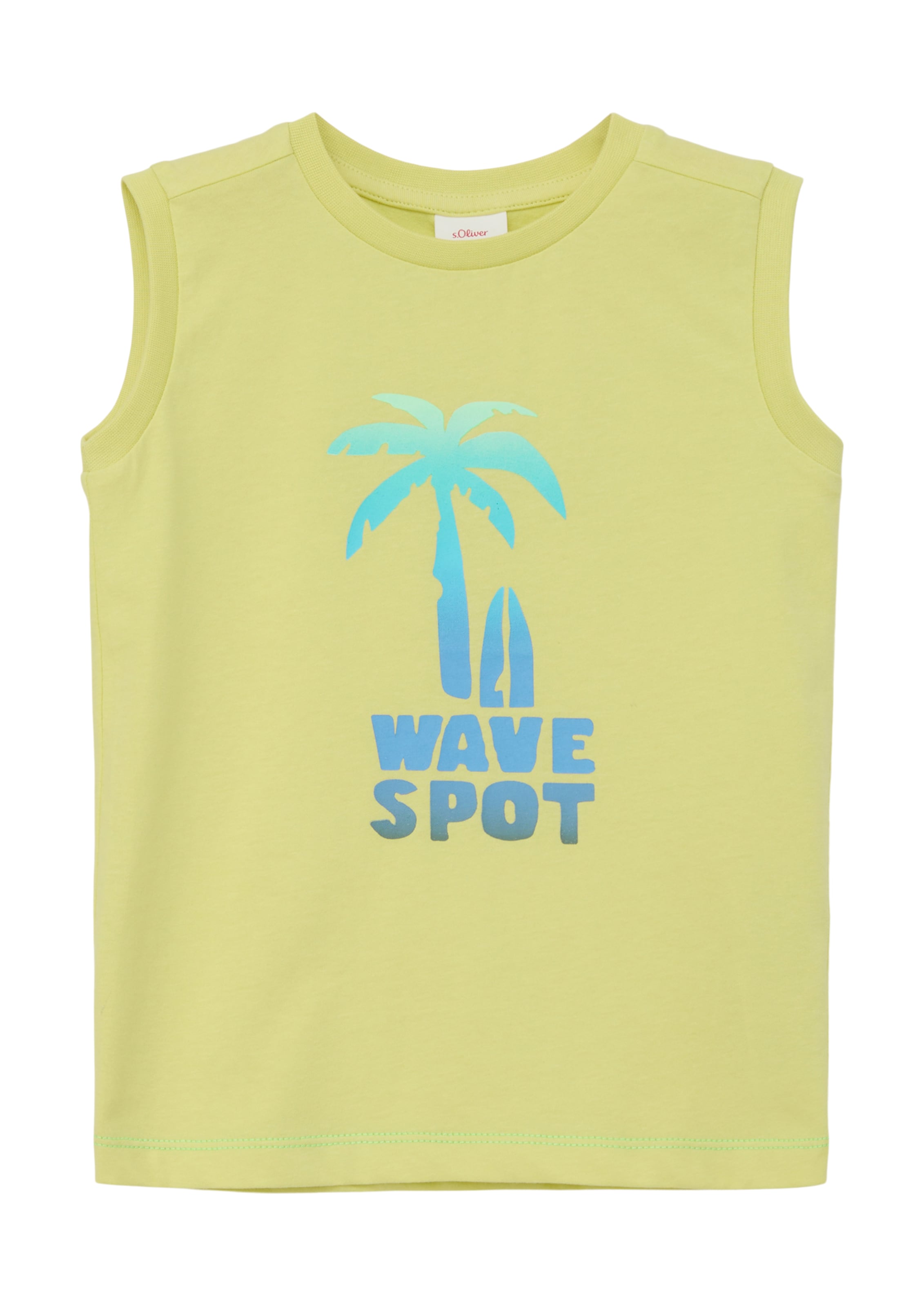 s.Oliver Shirt in Geel: voorkant